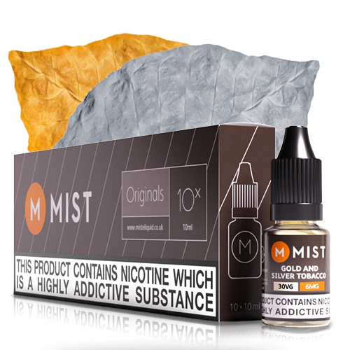 Gold and Silver Tobacco E Liquid (10x10ml) - Image 10
