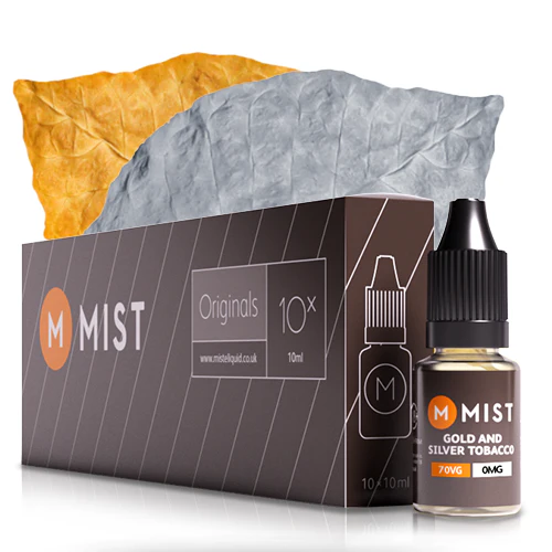 Gold and Silver Tobacco E Liquid (10x10ml) - Image 5