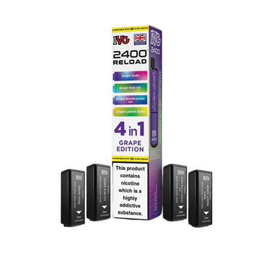 IVG 2400 Reload Multi Flavour Edition Prefilled Pods X4 - Image 42
