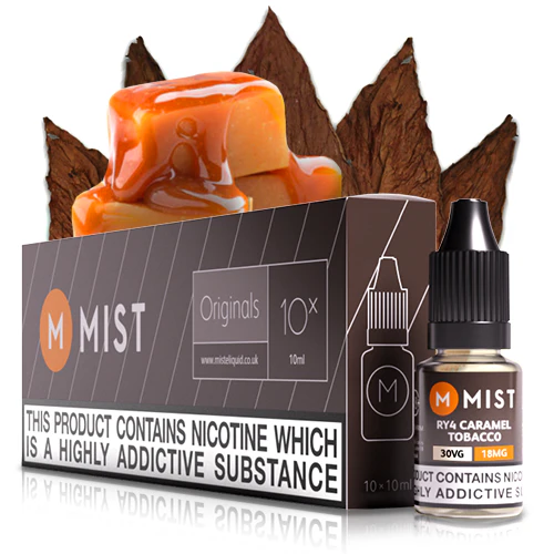 RY4 Caramel Tobacco E Liquid (10x10ml) - Image 3